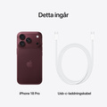 iPhone 18 Pro - bourgogne - 256 GB