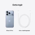 iPhone 18 Pro - glaciär - 256 GB