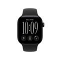 Apple Watch Series 12 Aluminium med Sportband Svart 42mm GPS M/L