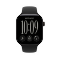 Apple Watch Series 12 Aluminium med Sportband Svart 46mm GPS M/L