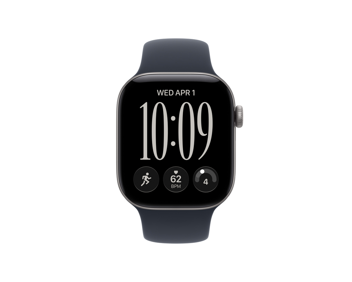 Apple Watch Series 12 Aluminium med Sportband Rymdgrå 42mm GPS M/L