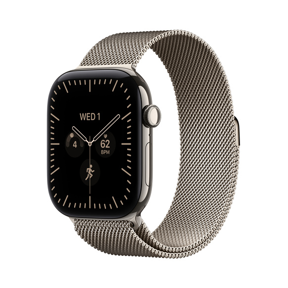 Apple Watch Series 12 Titan Cellular med Milanesisk Loop 46mm