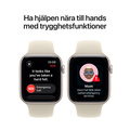 Apple Watch SE 3 GPS + Cellular 40mm Starlight Aluminium Case with Sand Sport Band - S/M