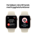 Apple Watch SE 3 GPS 44mm Starlight Aluminium Case with Sand Sport Band - S/M